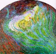 Umberto Boccioni Study of a Female Face oil